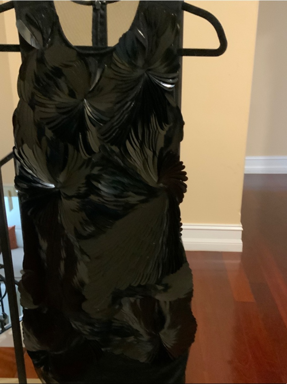 Backless Women's Evening Dress - Black